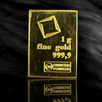 1 gram - Goud .999 - Valcambi, Switzerland (Zonder