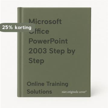Microsoft Office PowerPoint 2003 Step by Step 9780735615229, Verzenden, Gelezen, Online Training Solutions