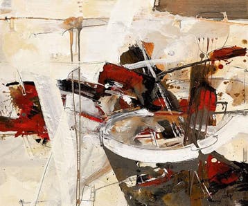 Kunstdruk Norbert Mayer - Im Fühlen das Sein 60x50cm, Huis en Inrichting, Verzenden, Nieuw