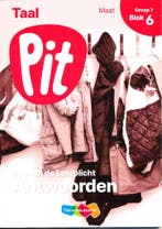 Pit Antwoorden Taal Maat blok 6 groep 7, Boeken, Verzenden, Nieuw