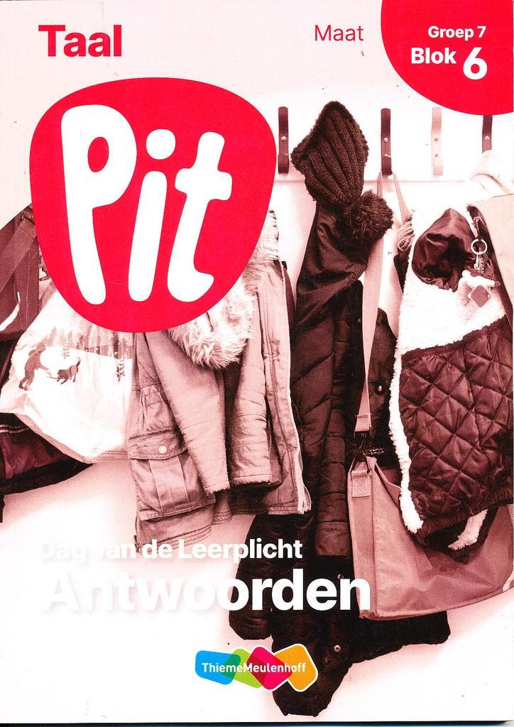 Pit Antwoorden Taal Maat blok 6 groep 7, Boeken, Schoolboeken, Nieuw, Verzenden