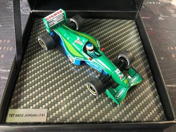 1:43 - Model raceauto - Debut F1 Michael Schumacher - Jordan, Nieuw