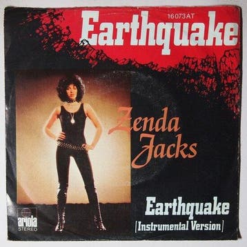 Zenda Jacks - Earthquake - Single, Cd's en Dvd's, Verzenden, Nieuw in verpakking