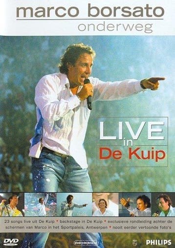 Marco borsato onderweg (live in de kuip)  (dvd tweedehands, Cd's en Dvd's, Ophalen of Verzenden, Zo goed als nieuw