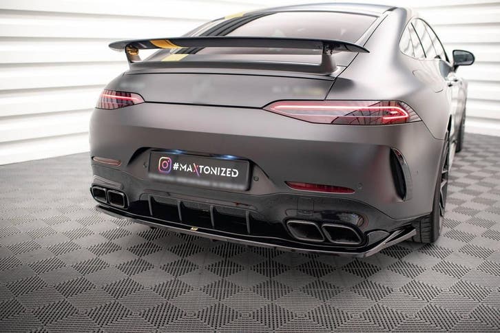 Rear Splitter voor Mercedes Benz AMG GT 63S Aero Coupe, Auto diversen, Tuning en Styling, Ophalen of Verzenden