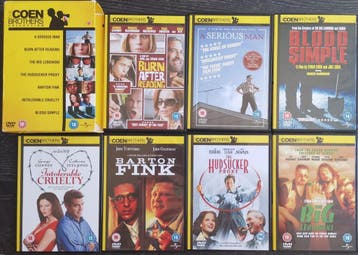 Coen Brothers 7 films                    Gratis verzenden, Gebruikt, Vanaf 16 jaar, Verzenden, Boxset