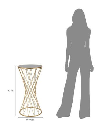 TAFELTOREN NIEUW CM Ø 40X80, Huis en Inrichting, Tafels | Sidetables, Ophalen of Verzenden, Nieuw