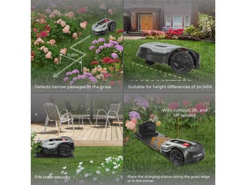 Zoef Robot Teun - Robotgrasmaaier - Tot 300m² - 18 cm, Tuin en Terras, Verzenden, Nieuw, Zoef Robot