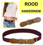 Fako Fashion - Kinderriem Elastisch Oval - Elastische Riem, Verzenden, Nieuw