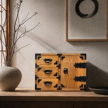 Kabinet - Keyaki-hout (Japanse zelkova) - Japan - Kleine