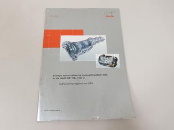 AUDI Zelfstudieprogramma #284 6-traps versnellingsbak A8 dl2, Verzenden
