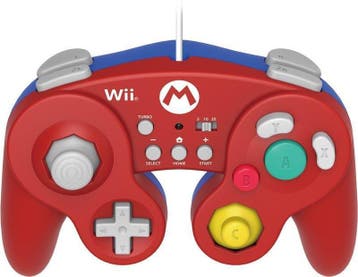 Hori Super Smash Bros Controller - Mario Rood - Wii U Wii U, Ophalen of Verzenden, Zo goed als nieuw