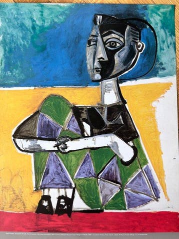 Pablo Picasso (after) - Jacqueline Sentada / 1954 / licensed
