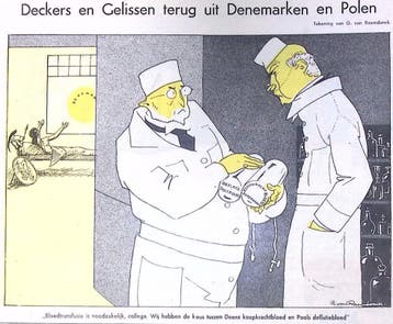 Deckers en Gelissen terug uit Denemarken en Polen (Lithos), Verzenden