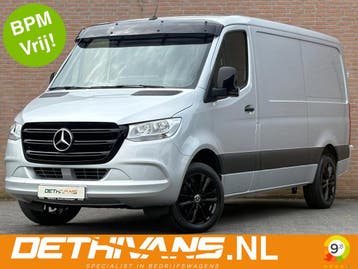 Zakelijke Lease |  Mercedes-Benz Sprinter 315CDI 150PK L2H1, Stof, Gebruikt, Zwart, Mercedes-Benz