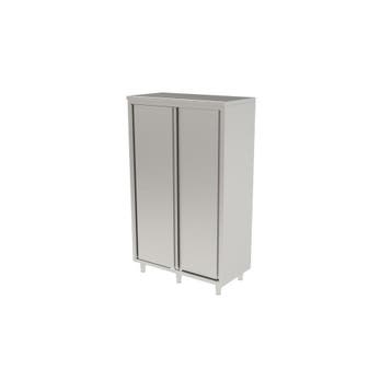 RVS voorraadkast met schuifdeuren | 1600x600x2000(h)mm, Verzenden, Nieuw in verpakking