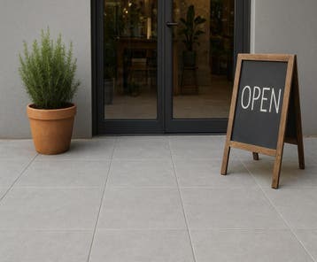 Tuintegel Grijs 80x80cm (Vloeren, Afbouwmaterialen), 60 cm of meer, Nieuw, Ophalen of Verzenden, 10 m² of meer