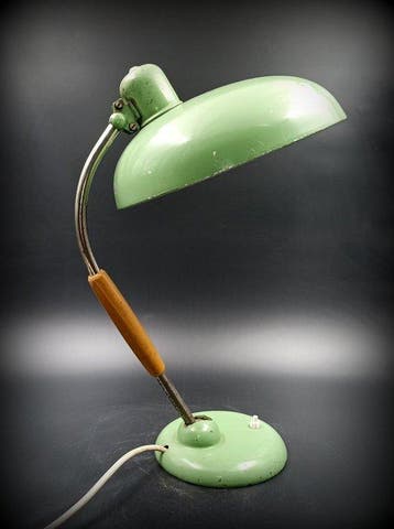 Christian Dell - Bureaulamp - Staal, Aluminium - M:2035 (TL, Antiek en Kunst