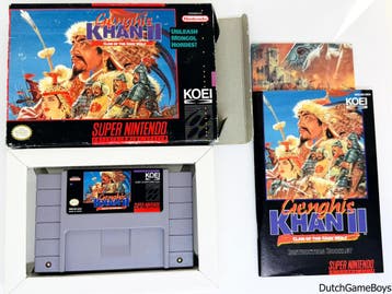 Super Nintendo / Snes - Genghis Khan II - Clan Of The Gray W, Verzenden, Gebruikt