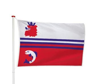 Gemeente vlag van Neerijnen 100x150cm, Diversen, Ophalen of Verzenden, Nieuw