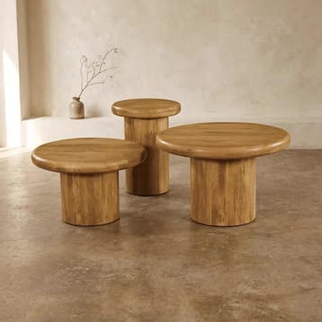 Salontafel Maya | 70 cm | set van 3 | Starfurn, Ophalen of Verzenden, Nieuw