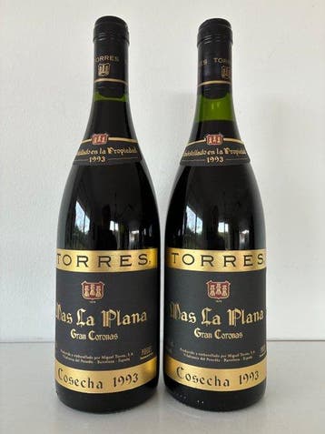 1993 Torres, Mas La Plana - Gran Coronas - Penedes Gran, Nieuw
