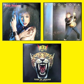 Lee Aaron, Aldo Nova, Akira Takasaki. - Lot of 3x Hard Rock, Nieuw in verpakking