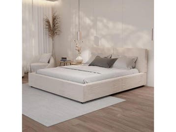 Juskys Salerno - Gestoffeerd Bed - Corduroy - 180x200cm -, Huis en Inrichting, Verzenden, Nieuw