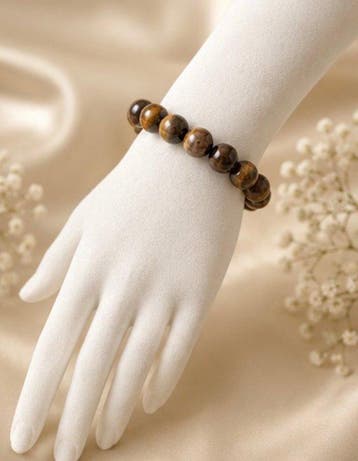Exclusieve Natuurlijke Tijgeroog Armband - Armband