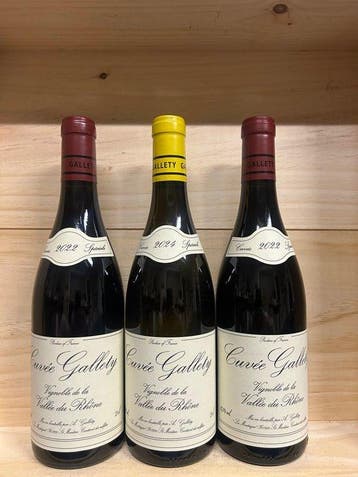 Domaine Gallety : x2 Red and x1 White Côtes du Vivarais, Verzamelen, Wijnen, Nieuw