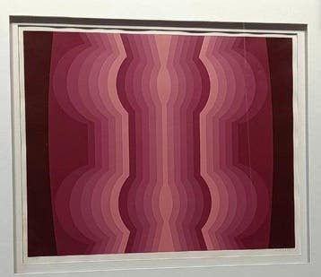 Dordevic Miodrag (1936) - Composition Op Art - Art Cinétique