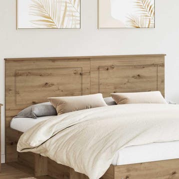 vidaXL Hoofdbord Artisan Eik Geconstrueerd hout, Verzenden, Nieuw, Bruin, Hout