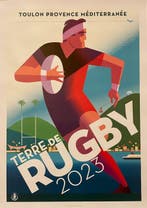Monsieur Z - Affiche de Tourisme Toulon - Terre de Rugby