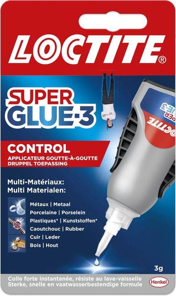 Loctite secondelijm control 3 gr, Verzenden, Nieuw