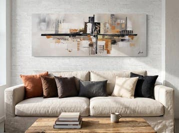 Monika Spiewak - Abstract - Oil Painting Stretched On The