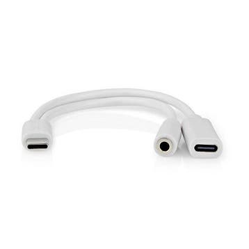 USB C naar jack adapterkabel | V  V | Nedis | 0.1 meter, Verzenden, Nieuw