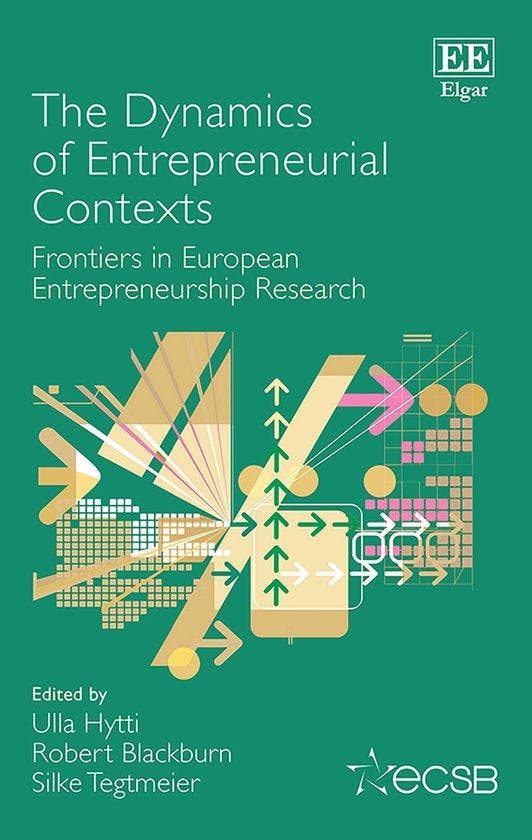 The Dynamics of Entrepreneurial Contexts – Frontiers in, Boeken, Taal | Engels, Zo goed als nieuw, Verzenden