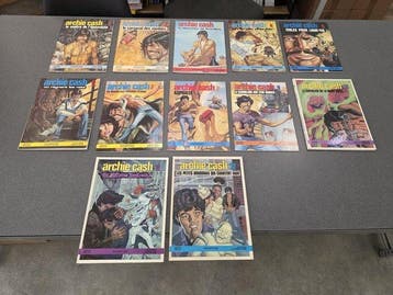 Archie Cash T1 à T12 - 9x B + 3x C - EO/Ré - 12 albums -, Nieuw