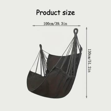 Luxe Hangstoel van Canvas - Comfortabele Schommelstoel voor, Verzenden, Nieuw