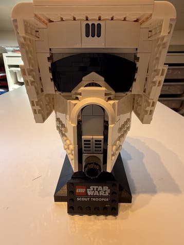 LEGO Star Wars Scout Trooper Helm 75305, Zo goed als nieuw, Complete set, Lego, Star Wars
