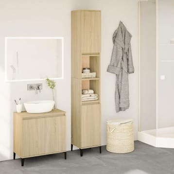 Badkamerkast 30x30x190cm | Retourdeal 58% Korting, Huis en Inrichting, (Half)hoge kast, Minder dan 50 cm, Gebruikt, Ophalen of Verzenden