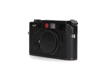 Leica M7 0.72 Zwart (10503) - 1 jaar garantie, Ophalen of Verzenden, Zo goed als nieuw, Leica