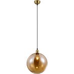 Gouden LED Hanglamp Trion Dini - Rond, Mat Goud Aluminium, E, Ophalen of Verzenden, Nieuw