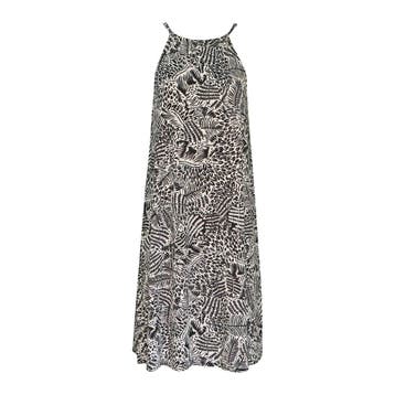 Marc Aurel • halter jurk met motief • 36, Kleding | Dames, Jurken, Marc Aurel, Verzenden, Wit, Nieuw