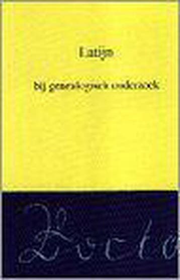 Latijn bij genealogisch onderzoek / Reeks van catalogi,, Verzenden, Gelezen, P.J.W. van den Berk