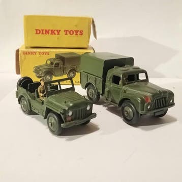 Dinky Toys 1:43 - Model vrachtwagen (2) - Austin Champ (674), Nieuw