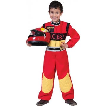 Race coureur carnaval verkleed pak voor kinderen - Race kl.., Ophalen of Verzenden, Nieuw