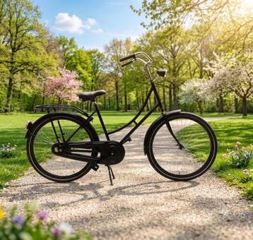 Avolon Omafiets 26 KT Remnaaf Mat Zwart Dames 2026, Ophalen, Nieuw, Overige merken