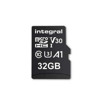 Micro SDHC kaart met adapter | Integral | 32 GB (Class 10), Verzenden, Nieuw, Integral