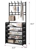 Kapstok met Zit- en Schoenenopslag – 5 Planken, Verzenden, Nieuw